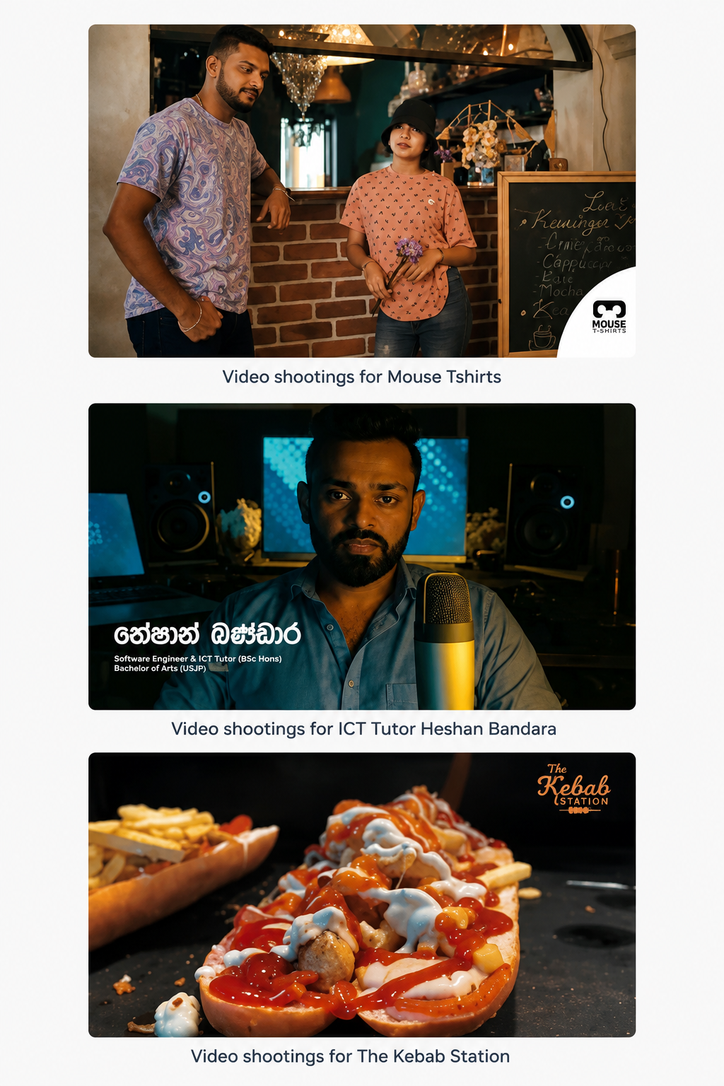 Commercial video production and motion graphics portfolio